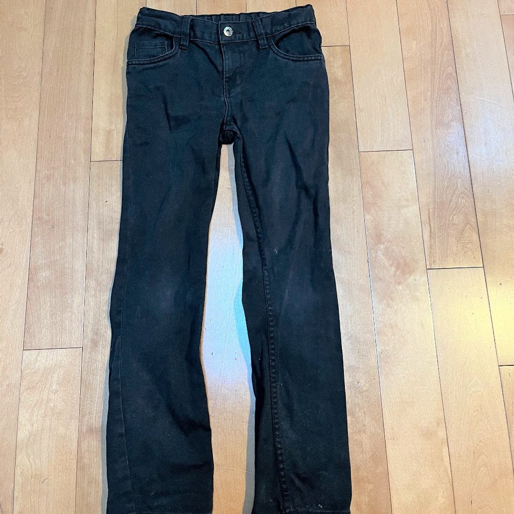 Straight fit 100% cotton jeans